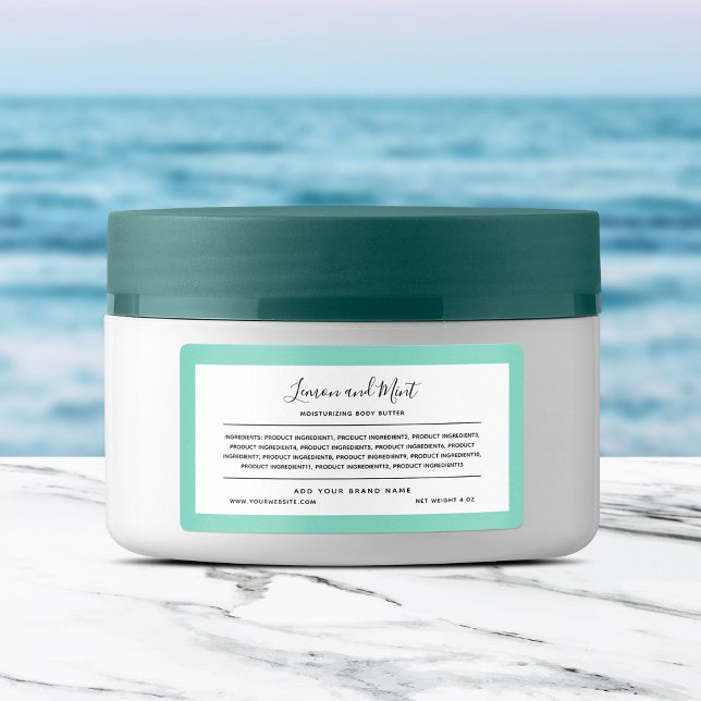Add Brand and Editable Border Ingredients List Lab Label (Creator Uploaded)