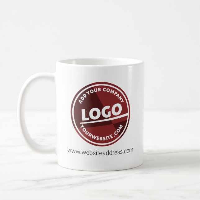 Add Brand Logo Business Owner Promotional Custom Coffee Mug (Left)
