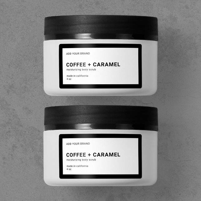 Add Brand Modern Minimalist Editable Colour Produc Label (Creator Uploaded)