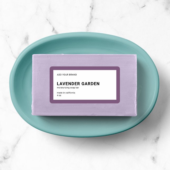 Add Brand Modern Minimalist Editable Colour Produc Label (Creator Uploaded)