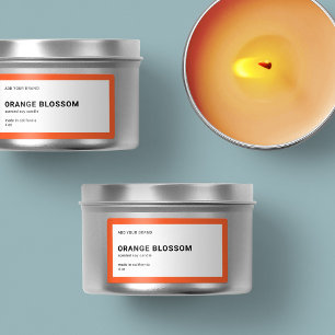 Add Brand Modern Minimalist Editable Colour Produc Label