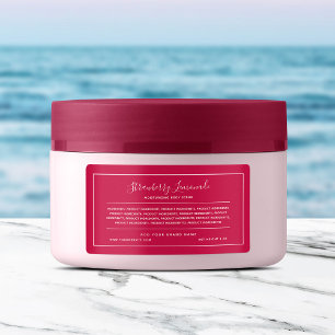 Add Brand White Border Custom Colour Ingredients Label