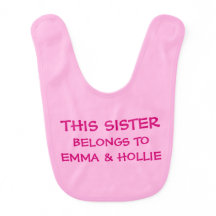 Add brother & sister names to baby sister's