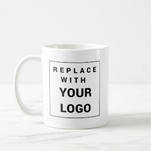 Add Business and Brand Logo Company Employees Coffee Mug