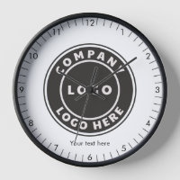 Add Business Logo and Custom Text Modern Office