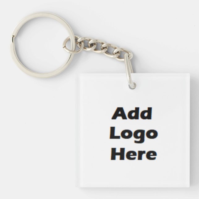 Add Business Logo and Information on Back of Key Ring (Front)