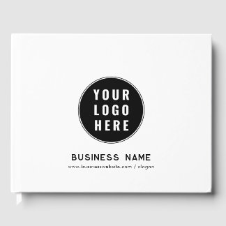 Add Business Logo and Website Custom Any Colour Guest Book