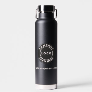Add Business Logo and Website Custom Company Staff Water Bottle
