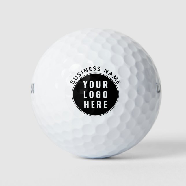 Add Business Logo and Website Custom Promotional Golf Balls (Front)