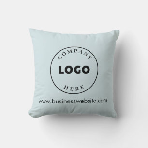 Add Business Logo and Website Trade Show Cushion