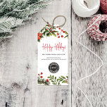 Add Business Logo Christmas Holidays Gift Tags<br><div class="desc">Personalised Logo Business Christmas Holidays Gift Tags that you can easily customise by clicking the "Personalise" button</div>