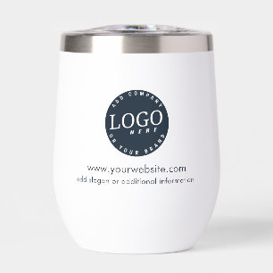 Add Business Logo Company Website Slogan Custom