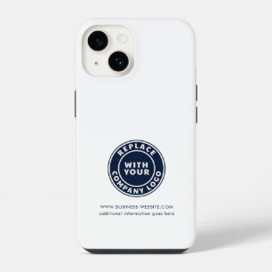 Add Business Logo Corporate Website Minimalist iPhone 14 Case