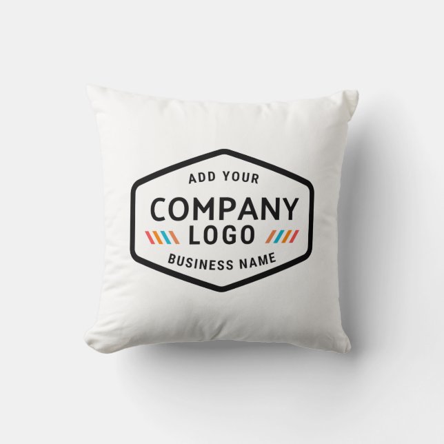 Add Business Logo Custom Company Show Room Cushion (Front)