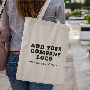 Add Business Logo Employees Matching Swag Tote Bag