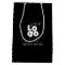 Add Business Logo Large Black Paper Shopping Bag