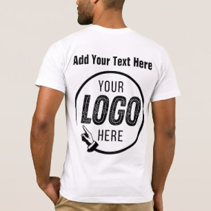 Add Business Logo Photo Image Promotional Items T-Shirt