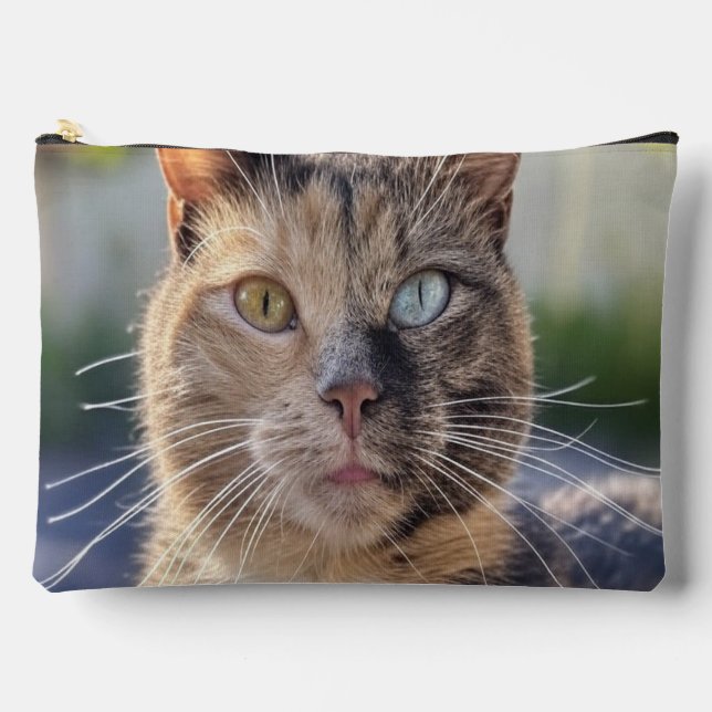 Add Cat Photo Customise Accessory Pouch (Front)