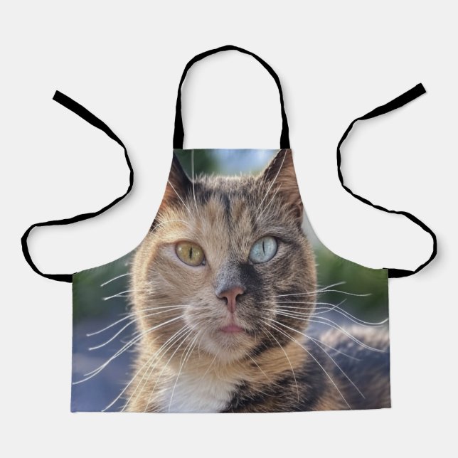 Add Cat Photo Customise Apron (Front)