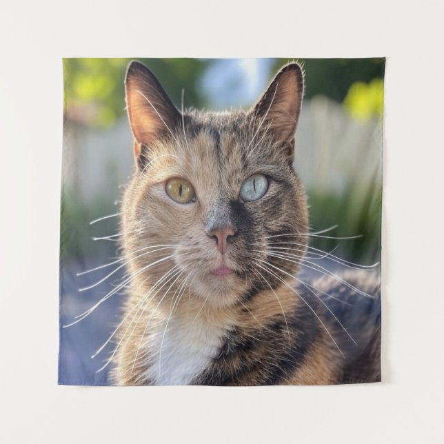 Add Cat Photo Customise Tapestry (Front)