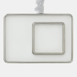 Add Charm to Your Christmas Tree Silver Plated Framed Ornament