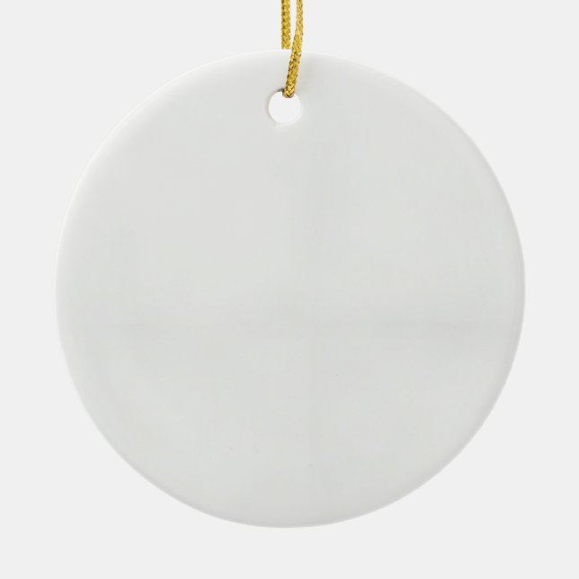 Add Charm to Your Tree with Cheerful Keepsake Ceramic Ornament (Front)