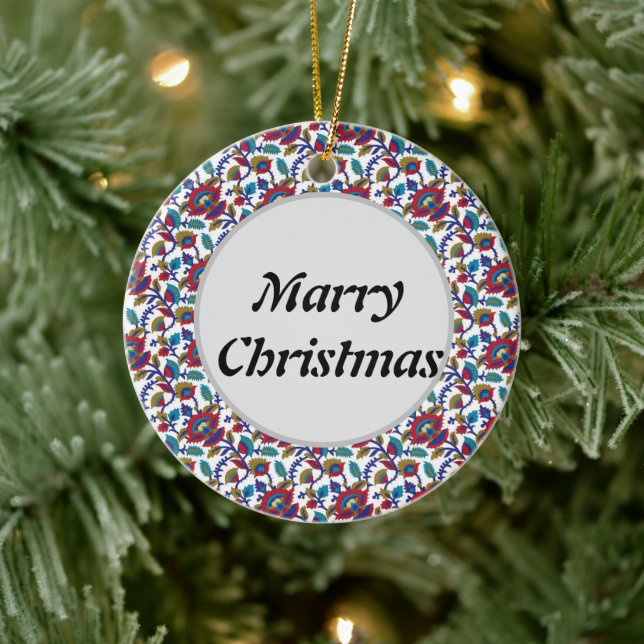 Add Charm to Your Tree with Cheerful Keepsake Ceramic Ornament (Tree)