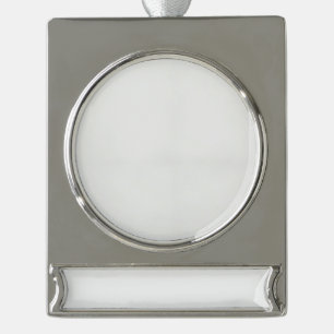 Add Charm to Your Tree with Cheerful Keepsake Silver Plated Banner Ornament
