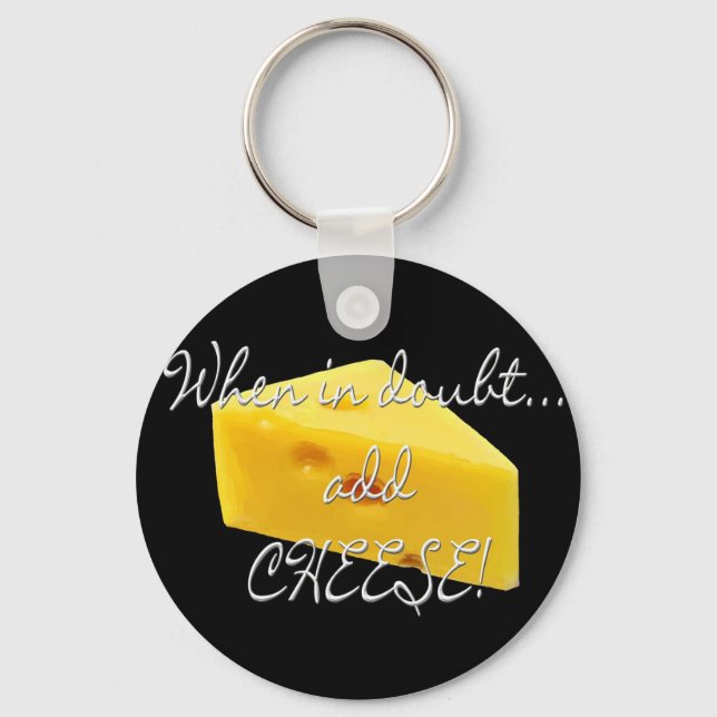 Add Cheese Keychain (Front)