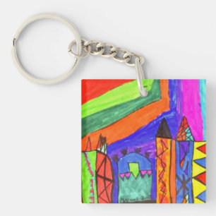 Add Childs Artwork Key Ring