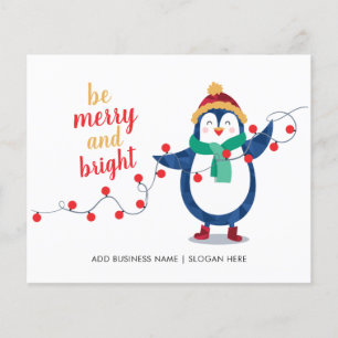 Add Company Logo Employee Christmas Holiday Card