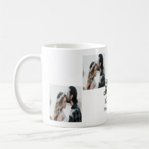 Add couple photo merry married add date year coffee mug