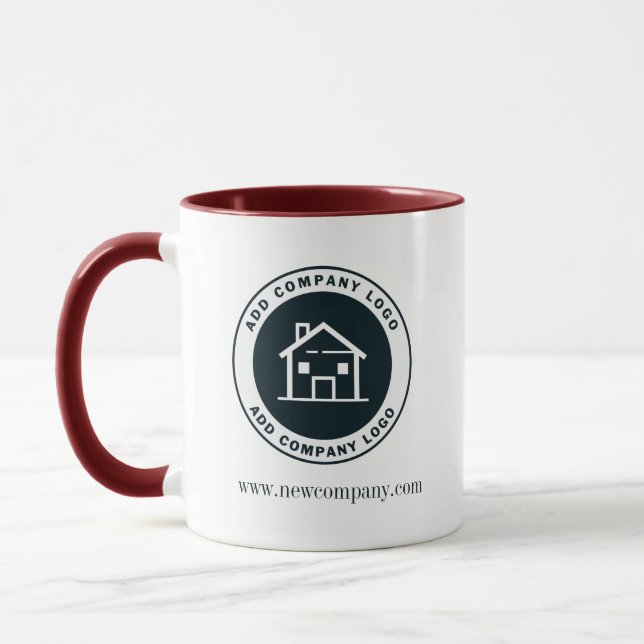Add Custom Business Logo Classic Mug (Left)