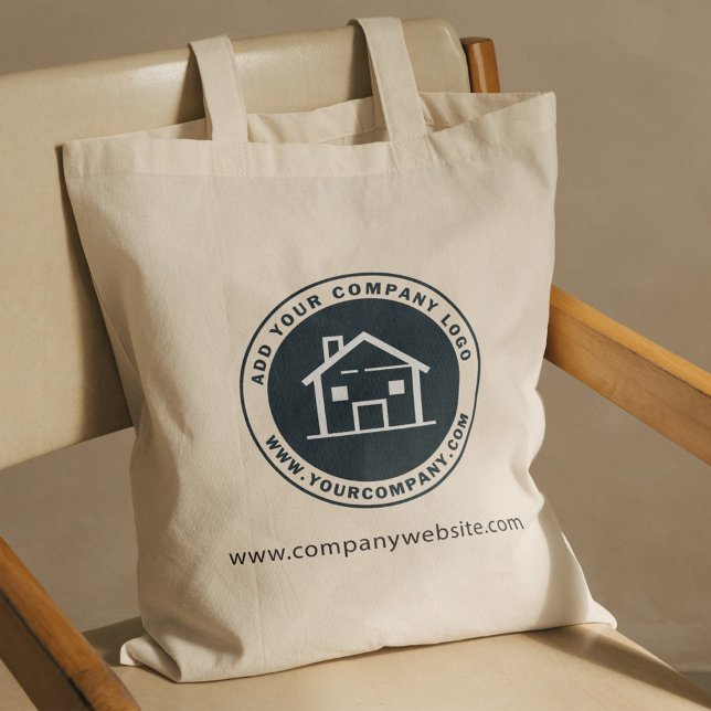 Add Custom Business Logo Company Website Address Tote Bag (Add Custom Business Logo Company Website Address Tote Bag)