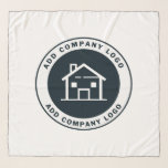 Add Custom Business Logo Real Estate Agent Company Scarf<br><div class="desc">Add your own business logo to this scarf whether it is an image, word mark, or photo easily to this customisable template to promote and bring awareness to your existing brand and business. You can add your company website address or slogan or delete the placeholder text by clicking the "Personalise"...</div>