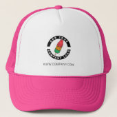 Add Custom Logo Business Brand Employee Swag Trucker Hat (Front)