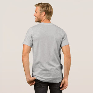 Add Custom Text USA Flag Editable Personalised Tri-Blend Shirt