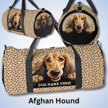Add Dog Name, Your Name, Afghan Hound