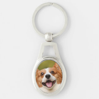 Add Dog Photo Personalised Customised Key Ring