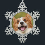 Add Dog Photo Personalised Customised Snowflake Pewter Christmas Ornament<br><div class="desc">Add Dog Photo Personalised Customised,  Add Dog Photo,  Personalised,  Customised,  Dog Photo,  Dog,  Dogs,  Pet,  Pets,  Photo</div>