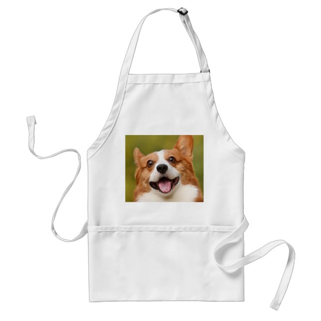 Add Dog Photo Personalised Customised Standard Apron (Front)