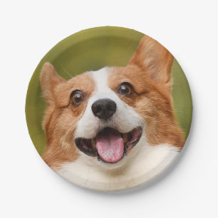 Add Dog Photo Personalized Customized Paper Plate