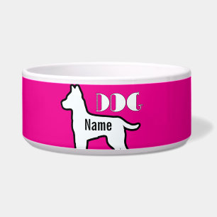 Add Dog's Name Hot Pink Pet