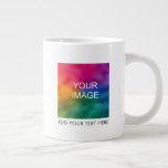 Add Family Girlfriend Boyfriend Image Photo Logo Large Coffee Mug<br><div class="desc">Add Family Girlfriend Boyfriend Image Photo Business Logo Text Create Your Own Name Elegant Trendy Template for soup,  cereal,  ice cream,  or chilli Speciality Jumbo Mug.</div>