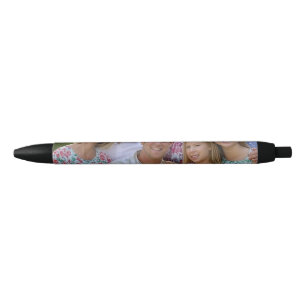 Add Family Reunion Photo Customise Black Ink Pen