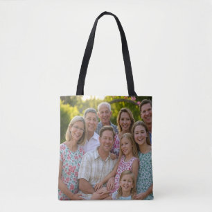 Add Family Reunion Photo Customise Tote Bag