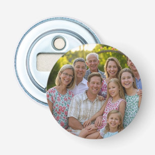 Add Family Reunion Photo Customize Bottle Opener