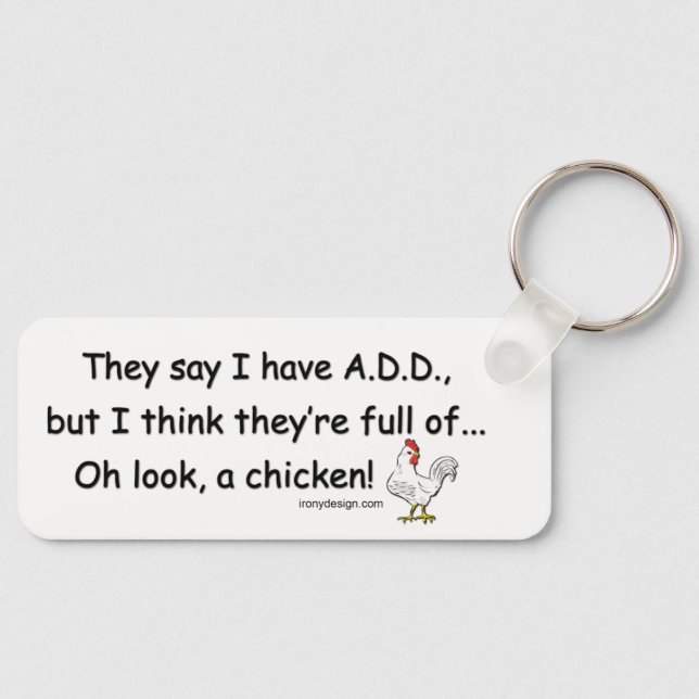 ADD Full of Chickens Key Ring (Front)