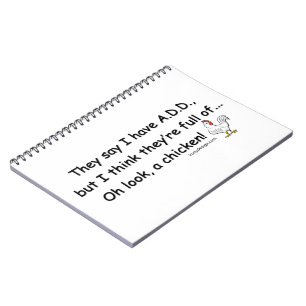 ADD Full of Chickens Notebook