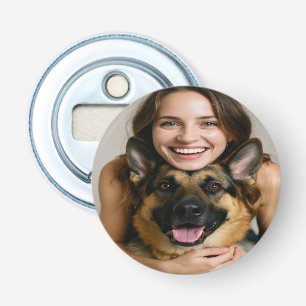 Add German Shepherd Photo Personalise Bottle Opener